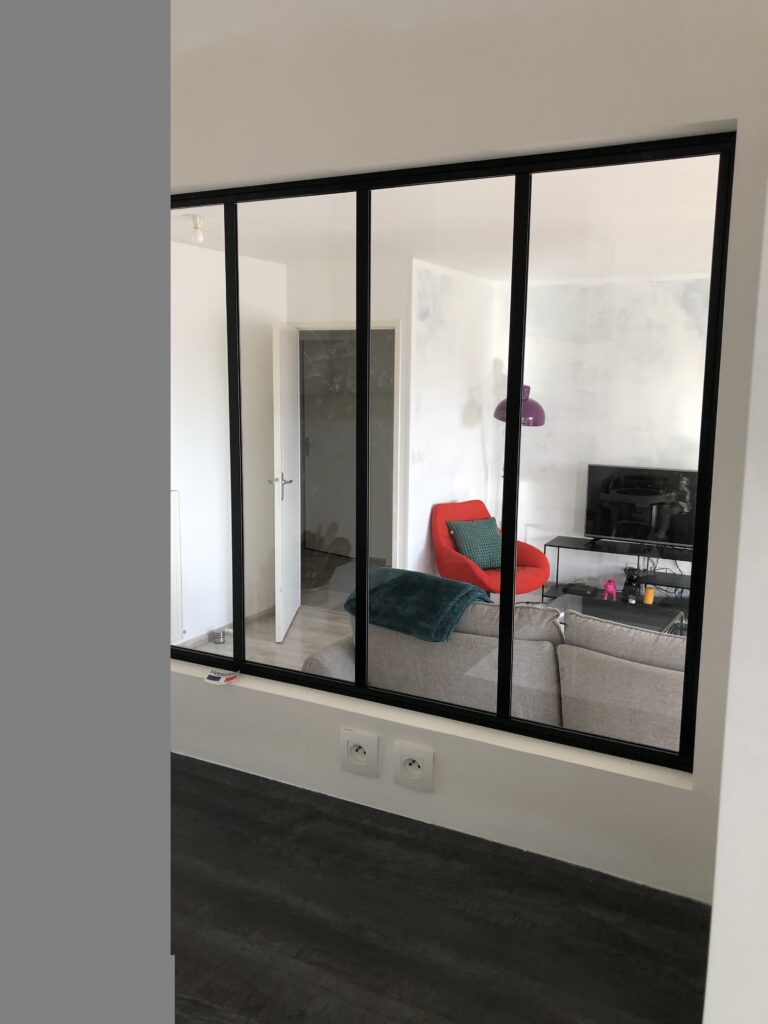 Menuiserie intérieur pose de verrière à Rennes